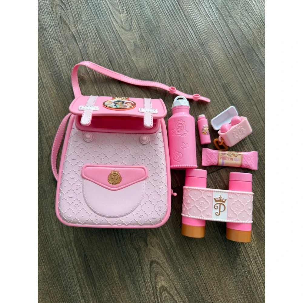 Disney‎ Princess Style Collection Play Backpack Set Pink Travel Toys Accessories